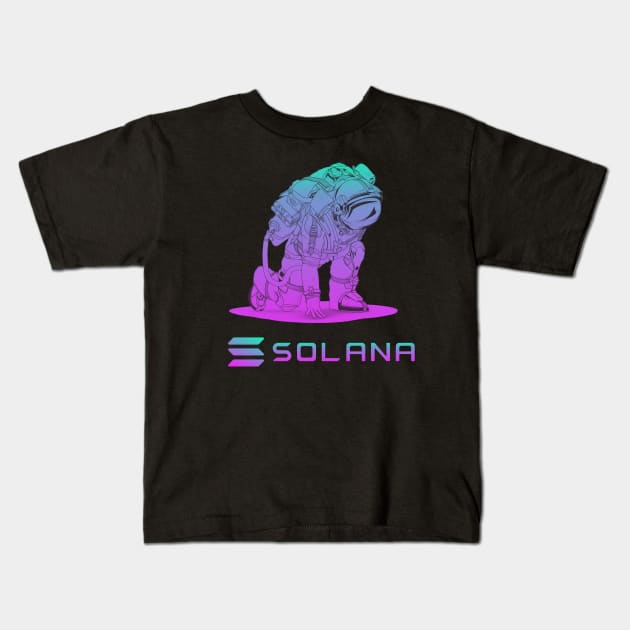 Solana crypto Coin Crypto coin Crypto coin Crytopcurrency Kids T-Shirt by JayD World